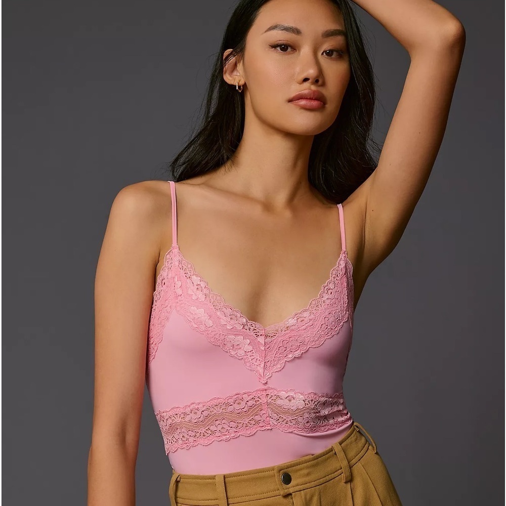 NWT English Factory Lace-Trimmed Bodysuit